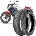 2 Pneu Moto Honda Cb500f Technic 16060-17 69v 12070-17 58v Stroker