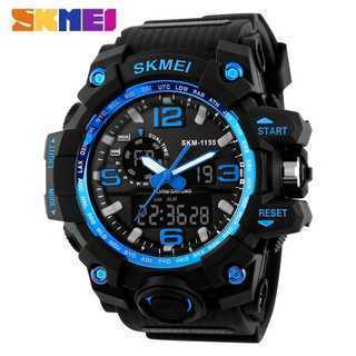 Relógio Skmei Super Shock Blue Digital e Analogico + Caixinha e Tag