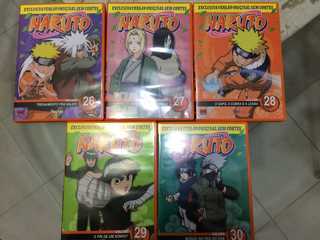 Coleção Dvds Naruto Seminovos