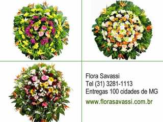 Coroa de Flores R$ 210.00 sem Taxa Entrega Cemitérios e Velórios Bh