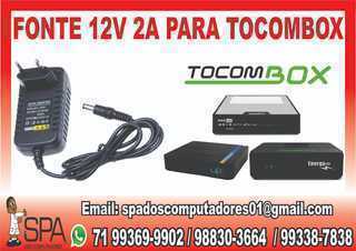 Fonte de Energia 12v-2a para Aparelho Tocombox em Salvador BA