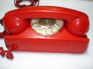 Telefone Antigo Vermelho