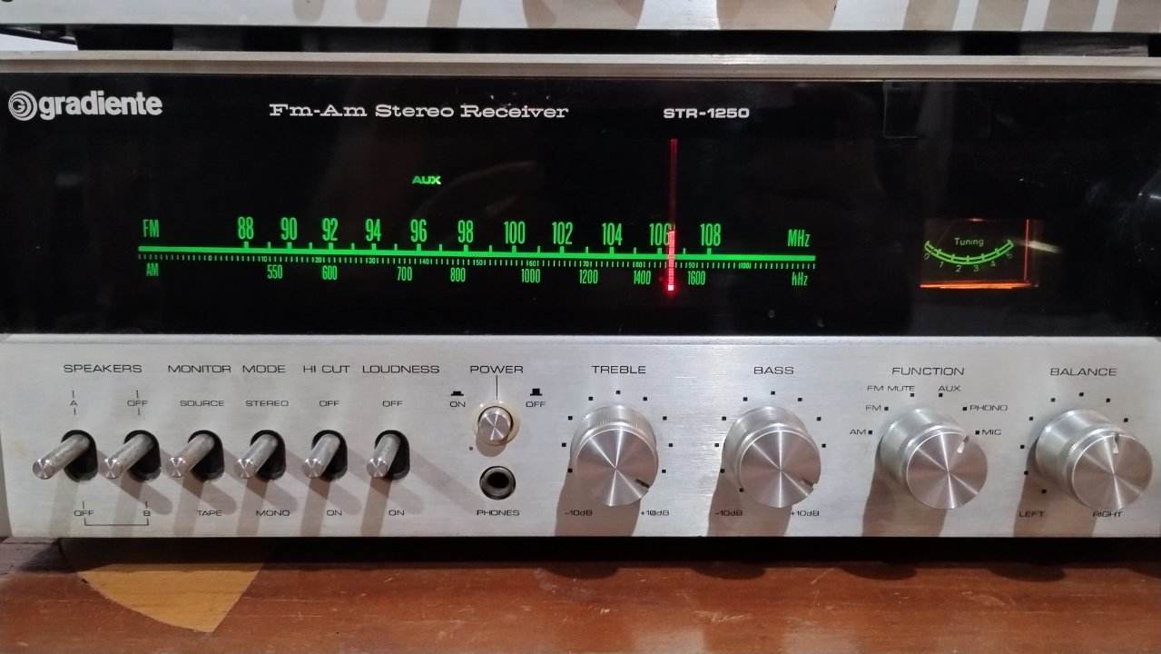 Gradiente Fm AM Stereo Receiver Str-1250
