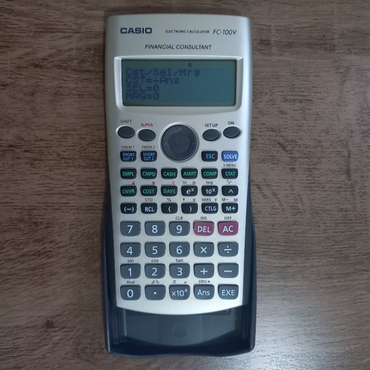 Calculadora Financeira Fc-100v Branca Casio