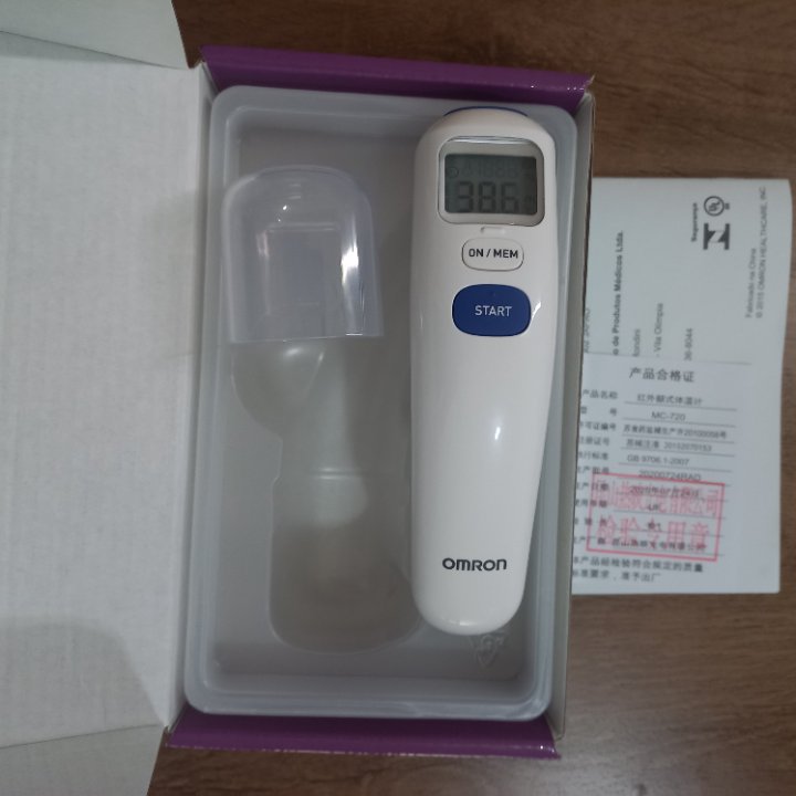 Termômetro Digital de Testa Mc-720, Omron