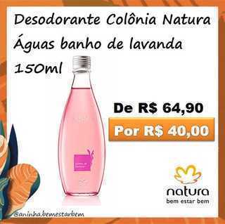 Colônia águas Banho de Lavanda 150ml - PontoNet Desapega