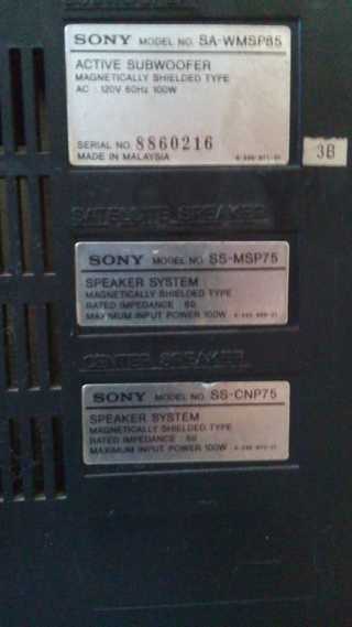 Caixa de Som Ativa de Grave Sony