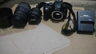 Camera Nikon D5100 + 2 Lentes + Cartão de Memória 4gb