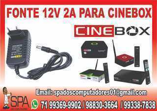 Fonte de Energia 12v-2a para Aparelho Cinebox em Salvador BA
