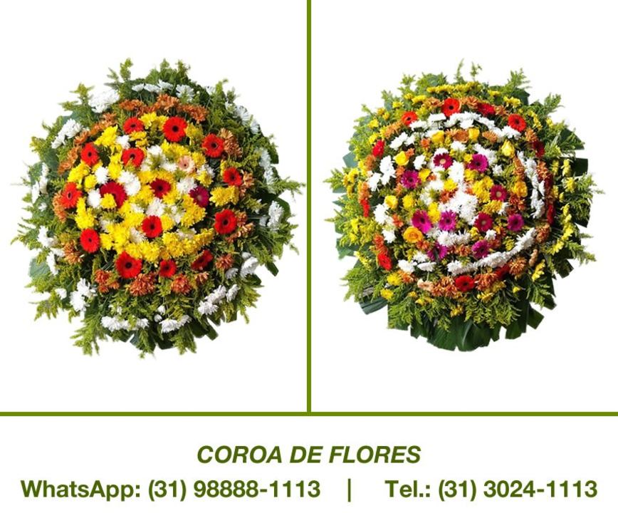 Ribeirão das Neves Sete Lagoas Funerária Grupo Zelo Coroa de Flores