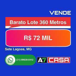 Vende Barato, Lote 360 Metros, Murado, Sete Lagoas, MG