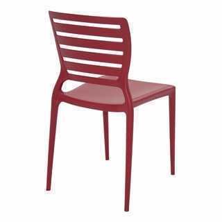 Conjunto 18 Cadeiras Sofia Vermelha Tramontina