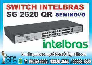 Switch Intelbras Sg 2620 Qr de 24 Portas Seminovo em Salvador BA