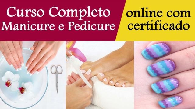 Curso: Manicure E Pedicure Profissional Com Certificado - Desapega