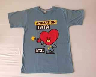Camiseta Animation Tata Bt21 M - 100% Algodão