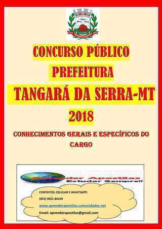 Apostila Digital Pref. Tangará da Serra-mt 2019