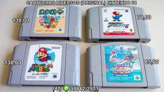 Cartuchos Diversos (originais) Nintendo 64