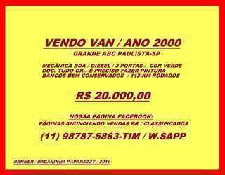 Vendo Van / Ano 2000