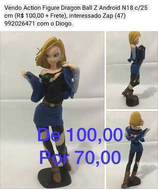 Action Figure Android N18 C/25 Cm Dragon Ball