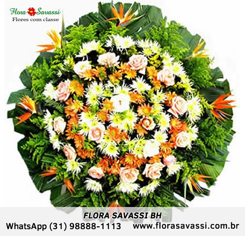 Floricultura Bh Entrega Coroas de Flores da Santa Casa de Bh Coroa Bh