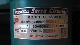 Serra Circular Makita 9 1/4 5900b 220v – 1750w Profissional