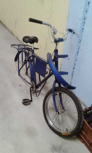Bicicleta Carga Nova Azul