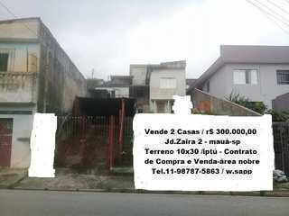 Vende 2 Casas / Jd.zaira 2 - área Nobre - Mauá-sp