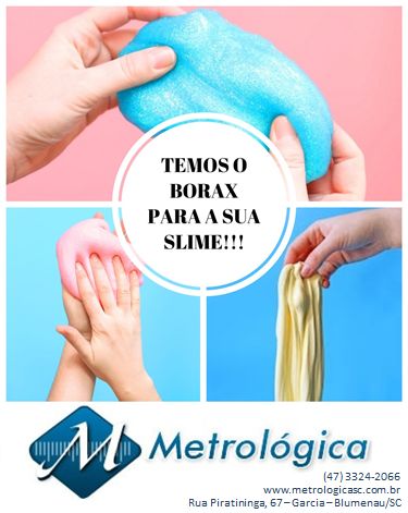 bórax para slime pontonet desapega