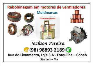 Conserto, Recuperação e Rebobinagem de Ventiladores São Luis MA