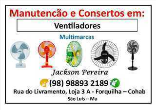 Jackson Pereira: Consertos em Ventiladores São Luís Maranhão