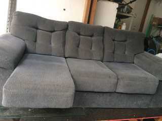 Vendo Sofa Usado 3 Lugares com Chalise