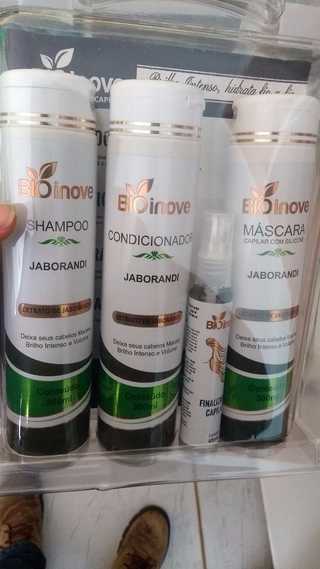 Kit Shampoo Jaborandi Anti Queda de Cabelo