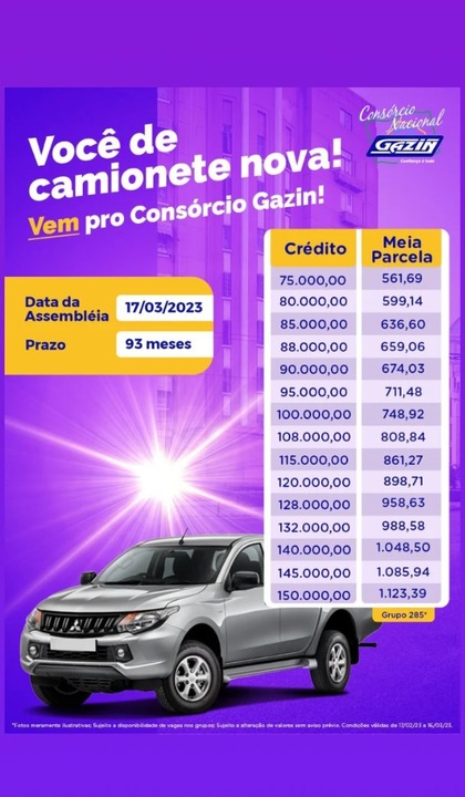 Plano para Compra de Automóveis/imoveis