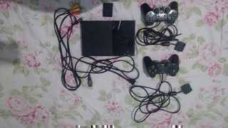 Playstation 2 Desbloqueado, 2 Controles Originais da Sony