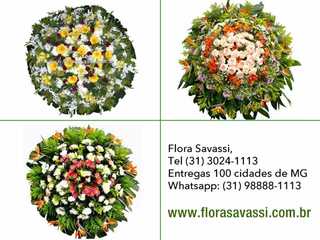 Coroas de Flores Velório Cemitério da Glória Floricultura Contagem