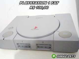 Playstation 1 Fat (leia Descrição)
