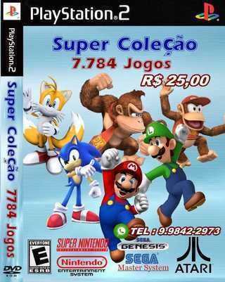 Super Coleção 7784 Jogos Playstation 2 (paralelo)