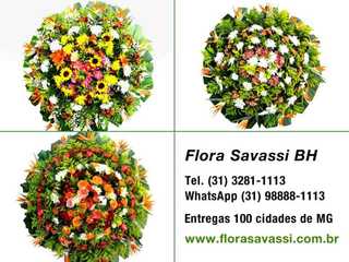 Coroas de Flores Velório Riacho Floricultura em Contagem MG