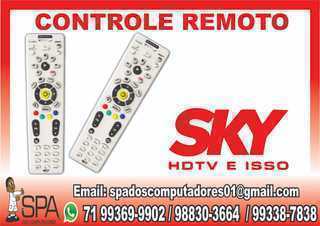 Controle Remoto para Receptores de TV Sky Hd em Salvador BA