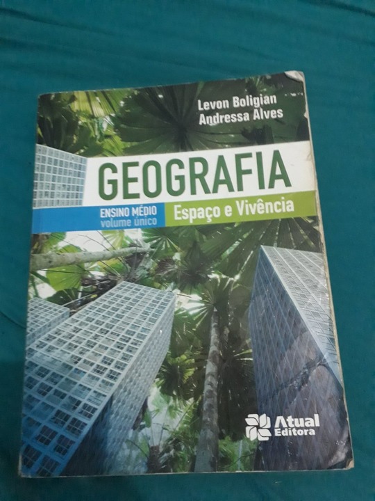 Geografia Espaço e Vivência Volume único Ensino Médio Atual Editora