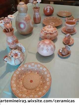 Artesanato de Ceramica de Minas Gerais Lindas Peças