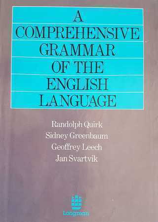 a Comprehensive Grammar Of The English Language Quirk Et AL