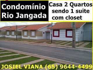 Cond. Rio Jangada Casa com 2 Qtos (aceita Financiamento)