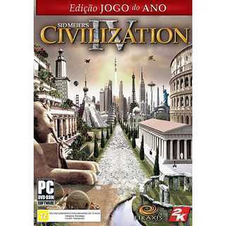 Game em DVD Civilization 4 Edição Jogo do Ano em Português