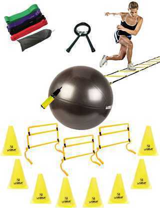 Kit Funcional Esportivo C 6 Materiais Escada Cone Bola