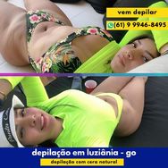 Depilação em Luziânia com Cera Natural (depiladora em Luziânia)