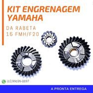 Kit Engrenagem Yamaha da Rabeta 15 Fmh, F20