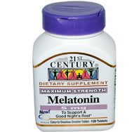 Melatonina, 21st Century, 5 Mg, 120 Comprimidos