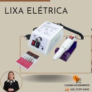 Lixa Elétrica Motor Unha Lixadeira com Caneta Completa