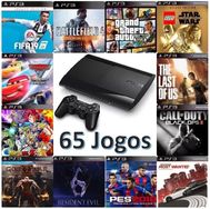 Ofertão: Playstation 3 (ps3) + 65 Jogos de Brinde